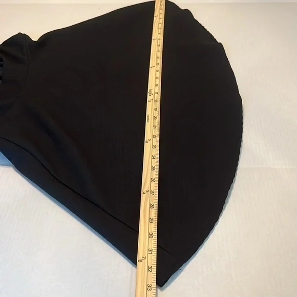 Lulus Better Bow-lieve It Black Skater Dress Size L - Picture 13 of 15